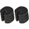 Outsunny Gazebo Weights Set of 8, 24KG Weights for Gazebo Legs with Reinforce Pins and Carry Belt, for Gazebos Shelters Marquees Tents