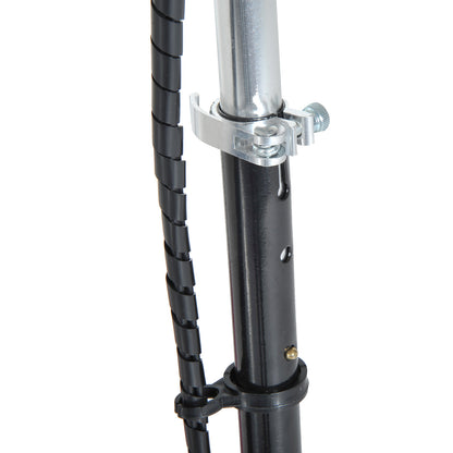 HOMCOM Electric Scooter for Kids, Foldable Powered Scooters for Age 7-12 with 120W Motor, Up to 10 KM/H & 8 KM, Adjustable Ride on Toy (Black)