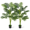 1.2M Artificial Palm Paradise Plant Large Fake Potted Tree Set of 2