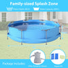 10 Feet Round Outdoor Framed Pool Set with Filter Pump
