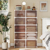 10 Tier Shoe Storage Cabinet with Removable Shelves