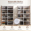 10 Tier Shoe Storage Cabinet with Removable Shelves