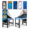 10-in-1 Combo Game Table Set with Storage Bag and Accessories-Blue