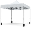 10 x 10 Feet Pop up Canopy Tent with 4 Removable Sidewalls-White