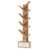 10-Tier Freestanding Tree Bookshelf with Drawer-Beige