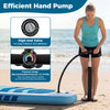 11' Wide Inflatable Stand Up Paddle Board-Blue