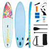 11' Wide Inflatable Stand Up Paddle Board-Multicolor