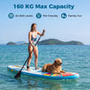 11' Wide Inflatable Stand Up Paddle Board-Multicolor
