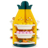 Kid's Pineapple Design 360° Rotation Toy Storage Organiser