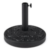 12 kg Heavy-duty Round Umbrella Stand with Adjustable Knob