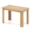 120 CM Dining Table for 4-6 People Wooden Rectangular Table Long Dinner Table-Natural