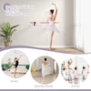 120CM Wall-Mounted Beech Wood Ballet Barre-Black