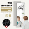 120 x 37 cm Full Length Wall Hanging Mirror with Adjustable Hook-Silver