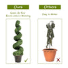 2 Pieces 120cm Artificial Boxwood Spiral Tree