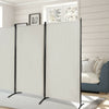 3 Panel Folding Room Divider-Beige