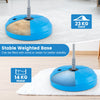 122cm Height Adjustable Punching Ball Stand Box with Stand and Gloves-Blue