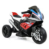 12V Kids Motorcycle Ride-On Toy with Music and Headlight-Red