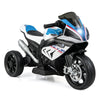 12V Kids Motorcycle Ride-On Toy with Music and Headlight-White