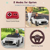 12V Licensed Bentley Bacalar Kids Ride On Car with Scissor Doors and Lights-White
