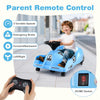 12V Electric Cleaning Go Kart Ride on Race Car with Detachable Mop-Blue