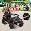 12V Battery Powered Electric Parent-Child Ride on Car-Black