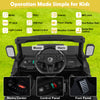 12V Ride on Dump Truck with Electric Dump Bed with Music and Remote Control-Black