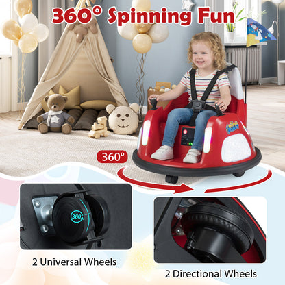 12V Bumper Car in Red