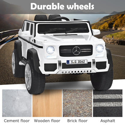 The kids electric car shown above examples of different floor surfaces