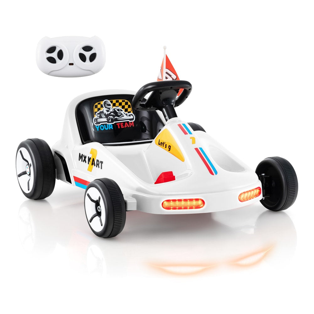 12V Kids Electric Go Kart with remote control and lights