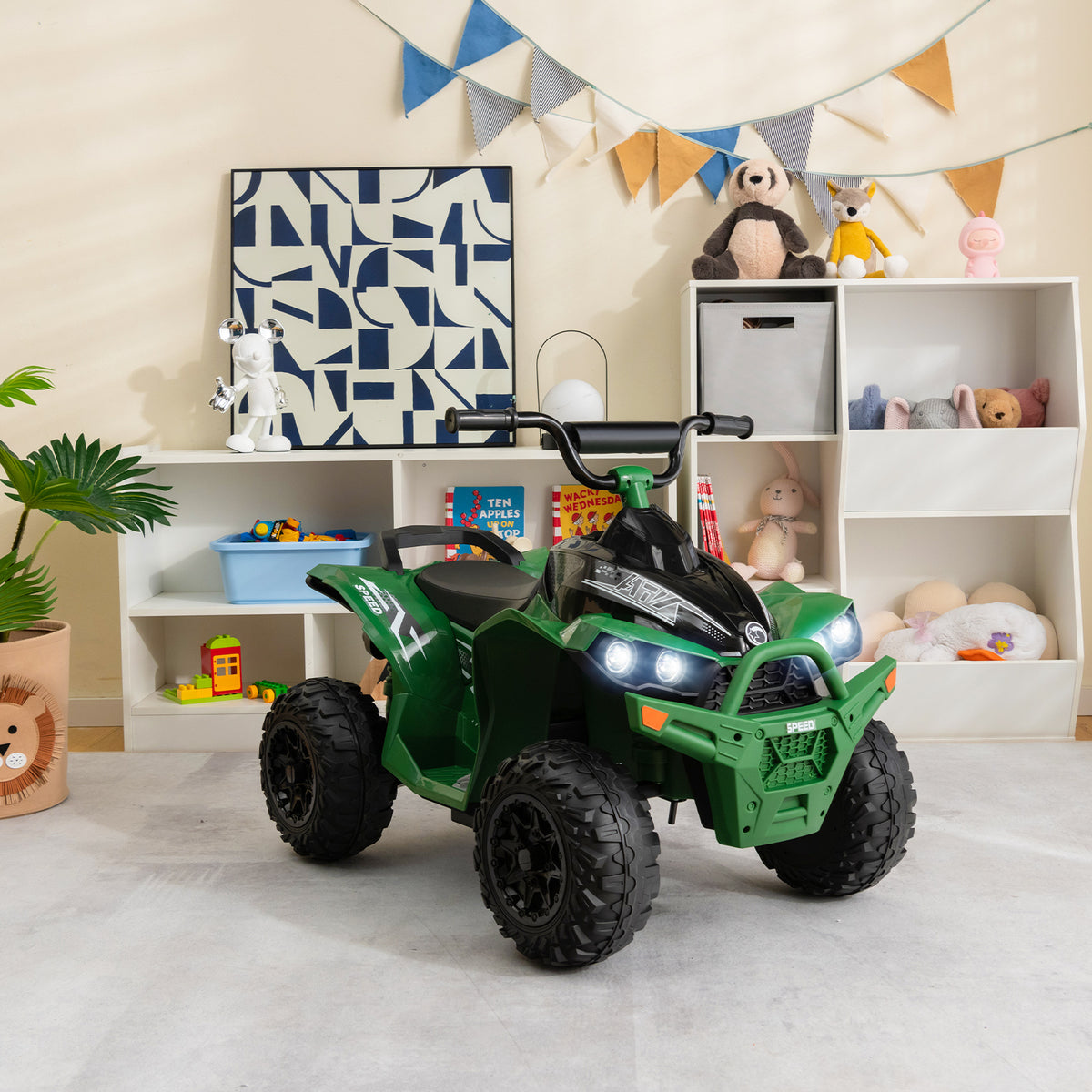 12V Kids Ride On ATV in Green