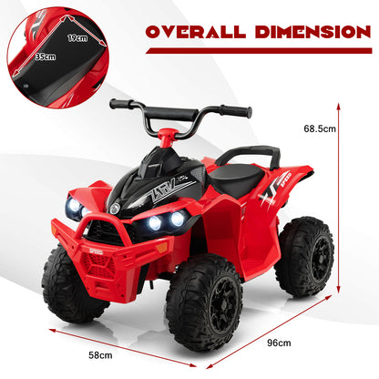12V Kids Ride On ATV in Red