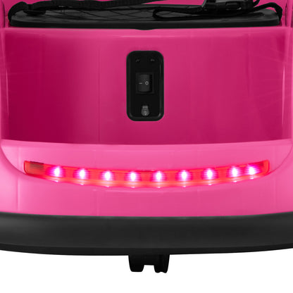 12V Kids Ride on Bumper Car in Pink