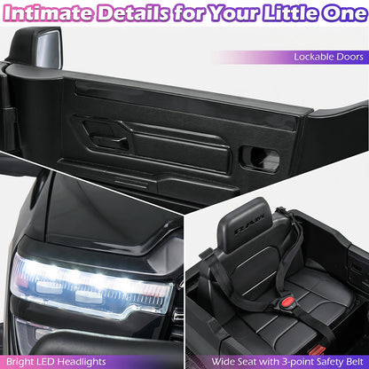 12V Kids Ride On Car in Black