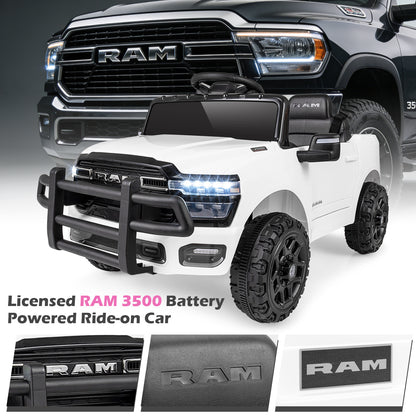 12V Kids Ride On Car in White