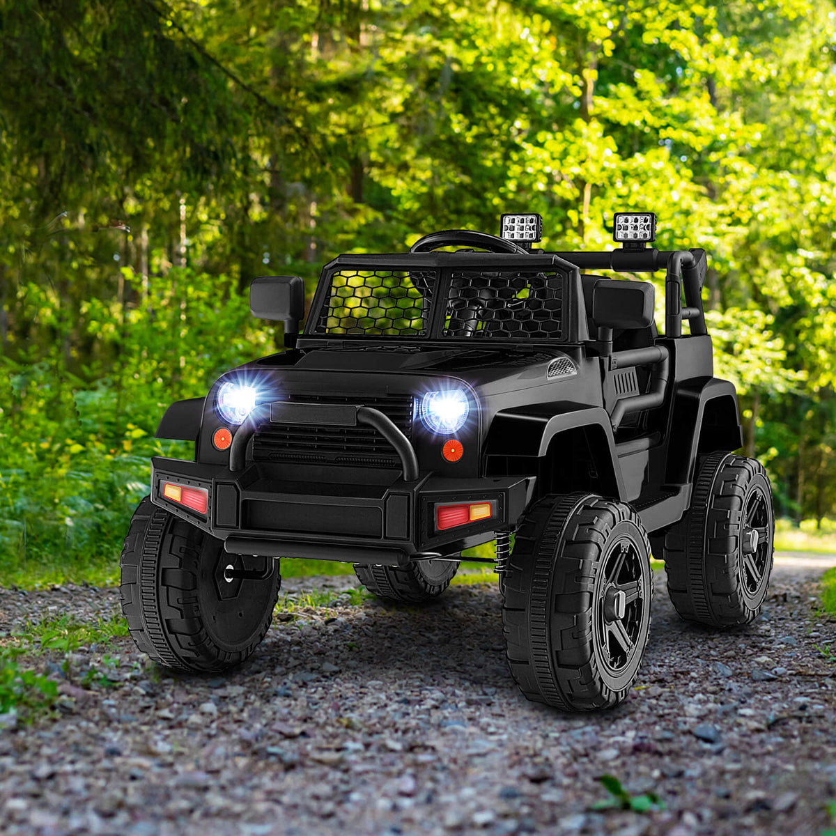 12V Kids Ride on Car in Black