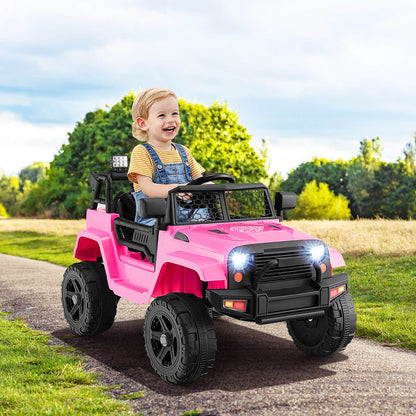 12V Kids Ride on Car in Pink