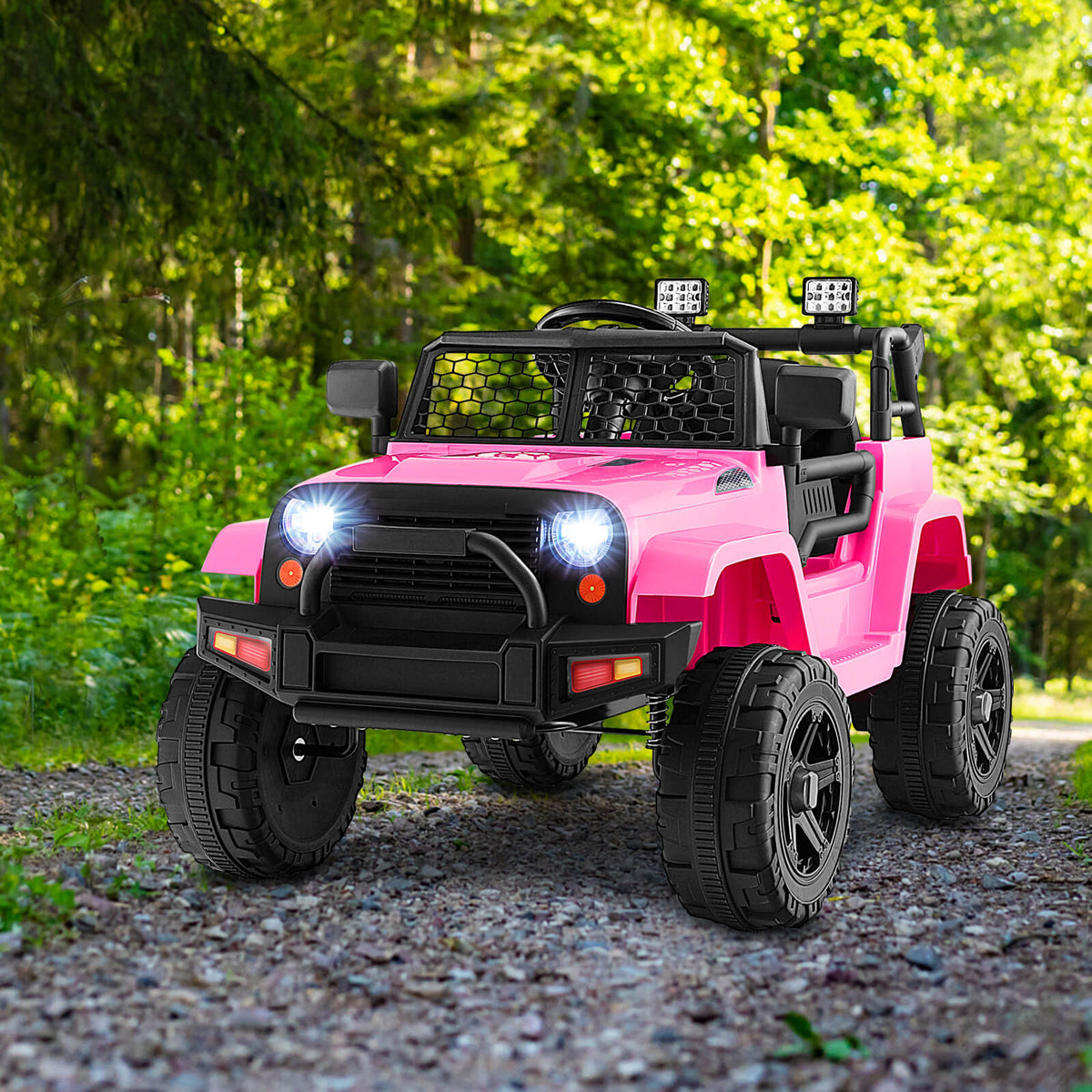 12V Kids Ride on Car in Pink