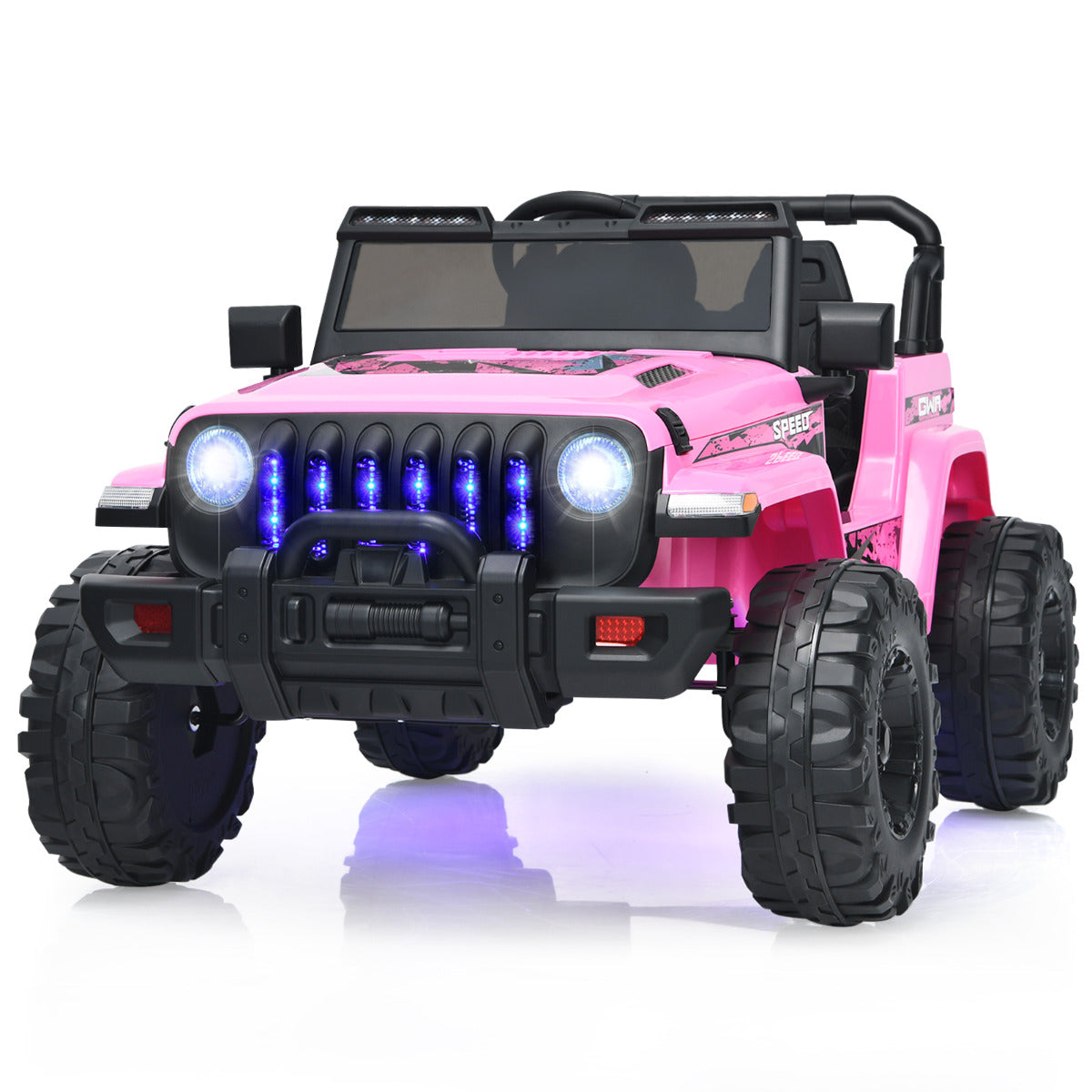 12V Kids Ride on Truck in Pink