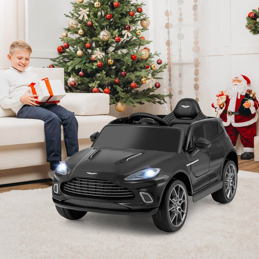 12V Kids Ride on Vehicle Aston Martin Licensed in Black