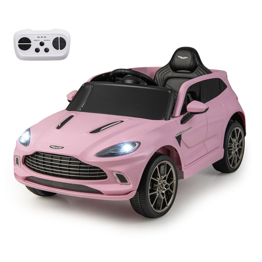 12V Kids Ride on Vehicle Aston Martin Licensed with remote control and bright headlights