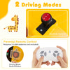 12V Bumper Car Giraffe Toddler 360° Spinning Ride on Toy-Yellow
