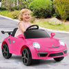 Licensed Porsche Electric Vehicle 12V Kids Ride on Car with Remote Control-Rose