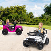 12V Kids Ride on Truck Car with Remote Control for Kid Over 3 Years Old-White