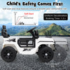12V Kids Ride on Truck Car with Remote Control for Kid Over 3 Years Old-White