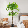 150 CM Artificial Ficus Tree Set of 2 Tall Indoor Plant with 882 Leaves