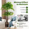 150 CM Artificial Ficus Tree Set of 2 Tall Indoor Plant with 882 Leaves