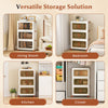 156L Stackable Plastic Collapsible Storage Bins with Lids