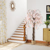 163CM Tall Artificial Cherry Blossom Tree with Flowers-White