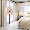 163CM Tall Artificial Cherry Blossom Tree with Flowers-White