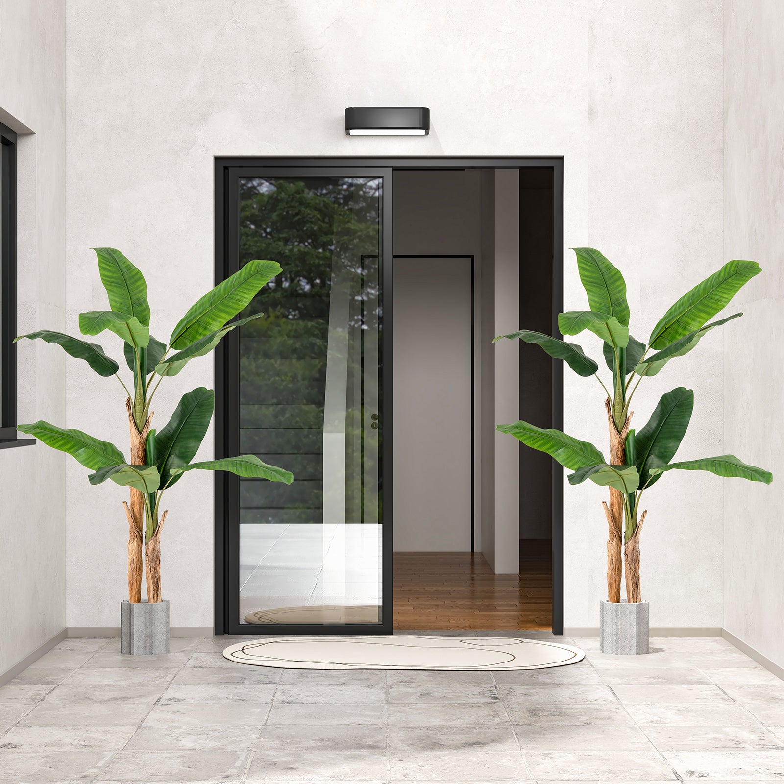 165cm Artificial Fake Banana Tree with 10 Large Leaves